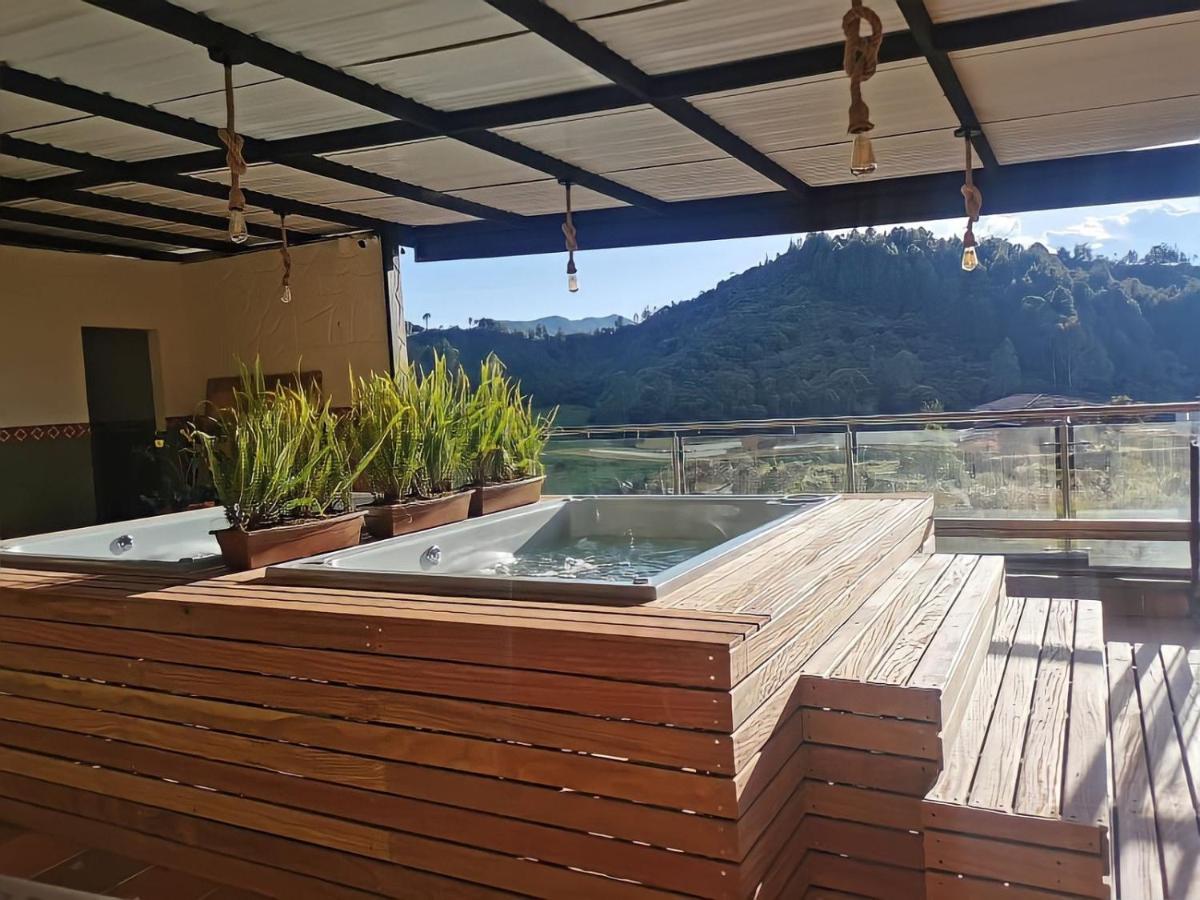 Hotel Bambu Guatapé Eksteriør billede